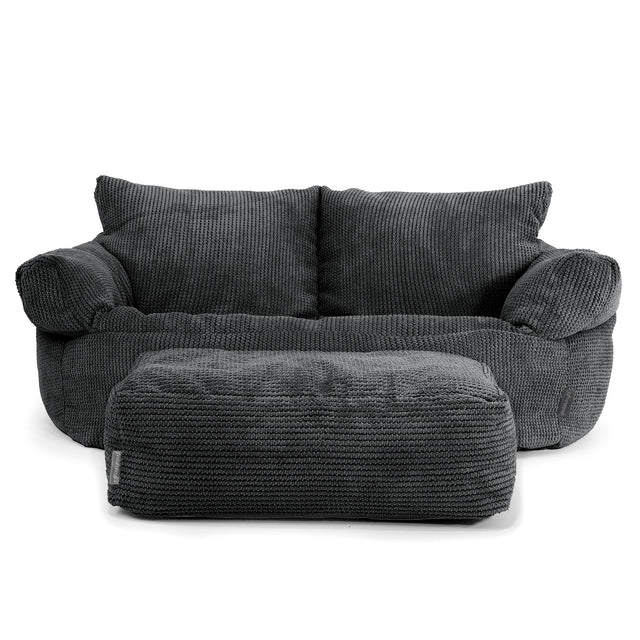 Josephine Sofa Bean Bag - Pom Pom Black 02