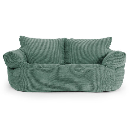 Josephine Sofa Bean Bag - Pom Pom Emerald Green 01