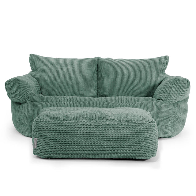 Josephine Sofa Bean Bag - Pom Pom Emerald Green 02
