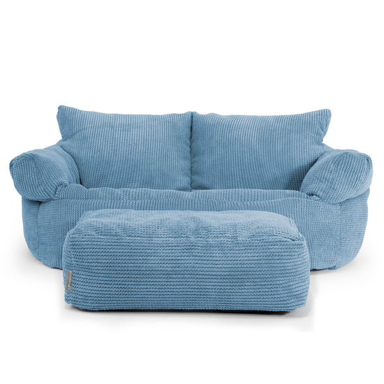 Josephine Sofa Bean Bag - Pom Pom Sky Blue 02