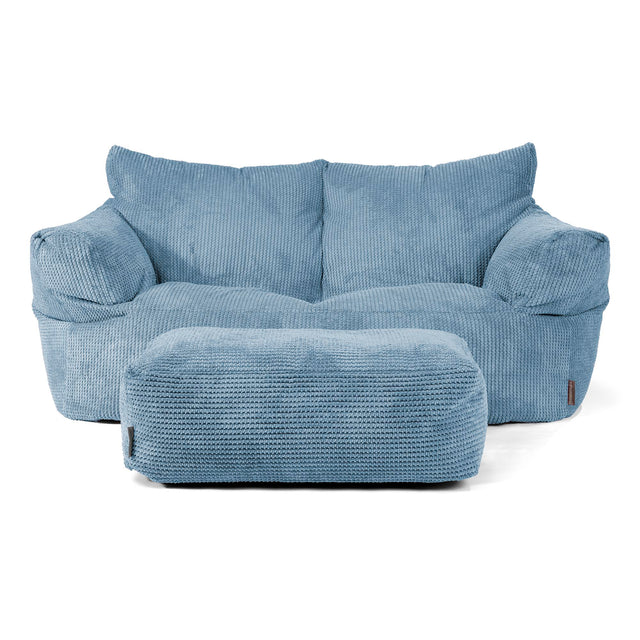 Josephine Sofa Bean Bag - Pom Pom Sky Blue 02