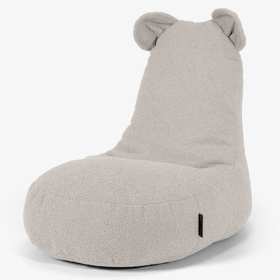 Childs Animal Chair Bear - Boucle Ivory 01