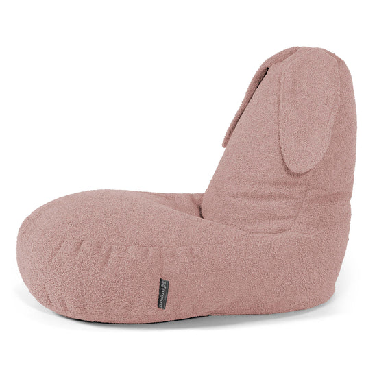 Childs Animal Chair Rabbit - Boucle Pink 02