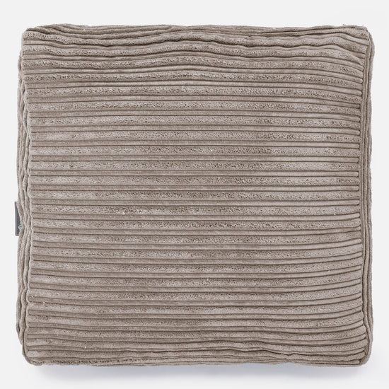 Large Floor Cushion - Cord Dovetail Grey 03