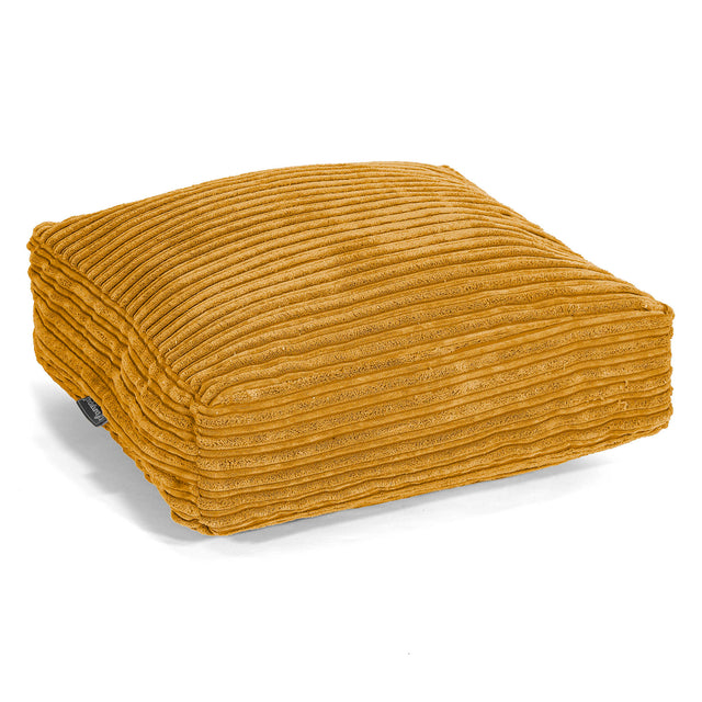 Large Floor Cushion - Cord Golden Honey 01
