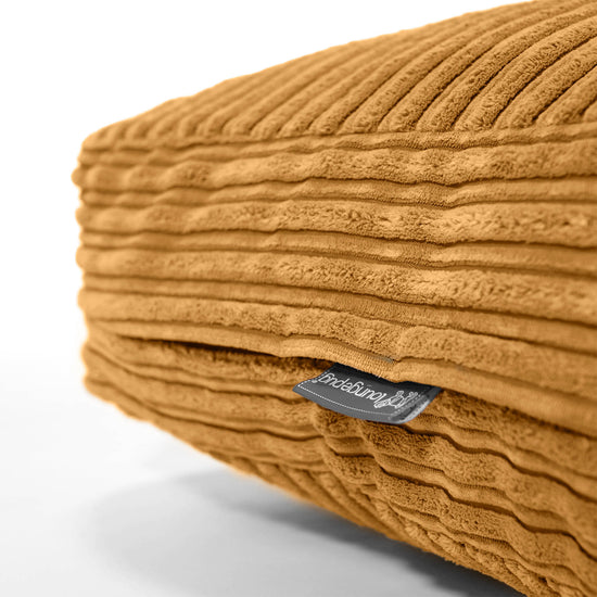 Large Floor Cushion - Cord Golden Honey 02