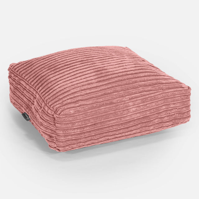 Large Floor Cushion - Cord Peach 01