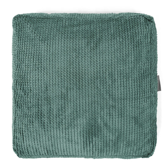 Large Floor Cushion - Pom Pom Emerald Green 03