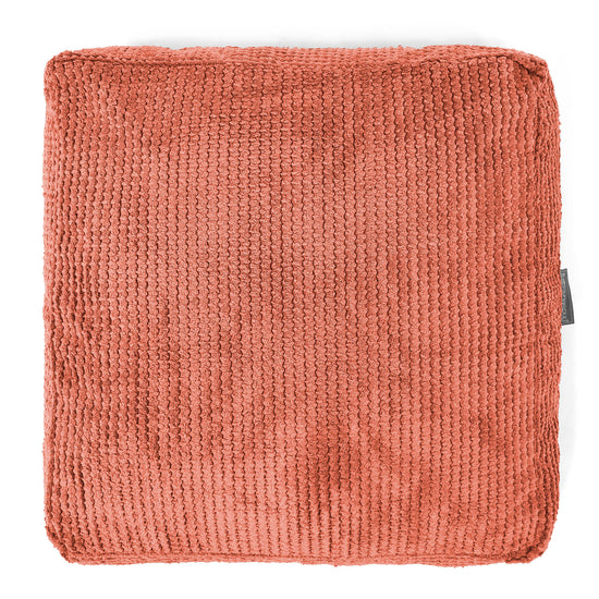 Large Floor Cushion - Pom Pom Pumpkin Orange 03