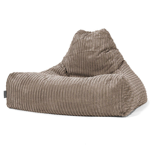 Lounger Beanbag - Cord Dovetail Grey 01