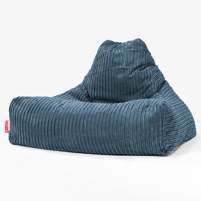 Lounger Beanbag - Cord Navy Blue 01