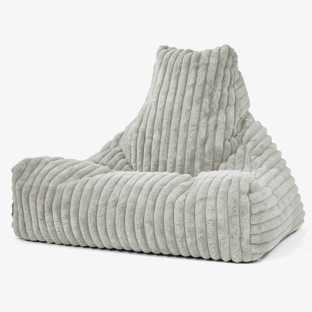 Lounger Beanbag - Ultra Plush Cord Sage Green 01