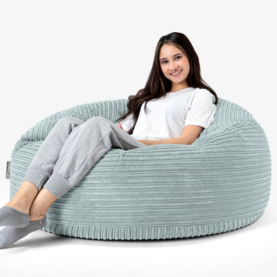 Mammoth Bean Bag Sofa - Cord Mint Green 02