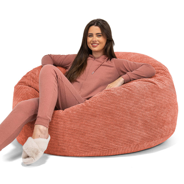 Mammoth Bean Bag Sofa - Pom Pom Pumpkin Orange 01