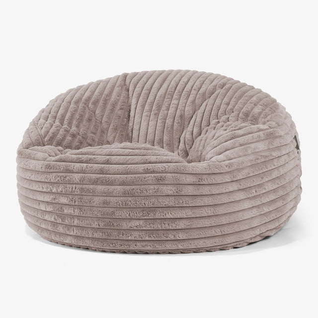 Mammoth Bean Bag Sofa - Ultra Plush Cord Minky 01