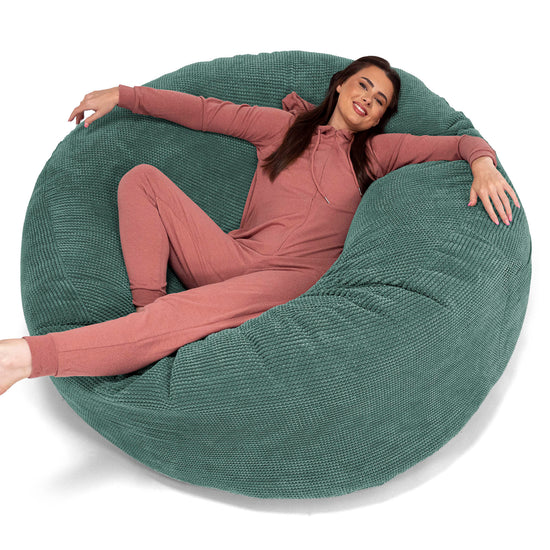Mega Mammoth Bean Bag - Pom Pom Emerald Green 01