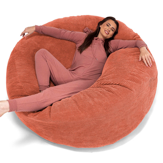 Mega Mammoth Bean Bag - Pom Pom Pumpkin Orange 01