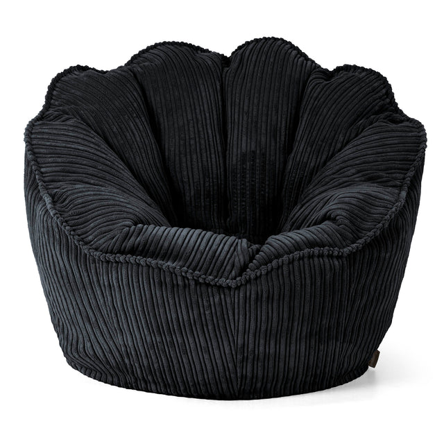 Natalia Sacco Bean Bag Chair - Cord Black 01