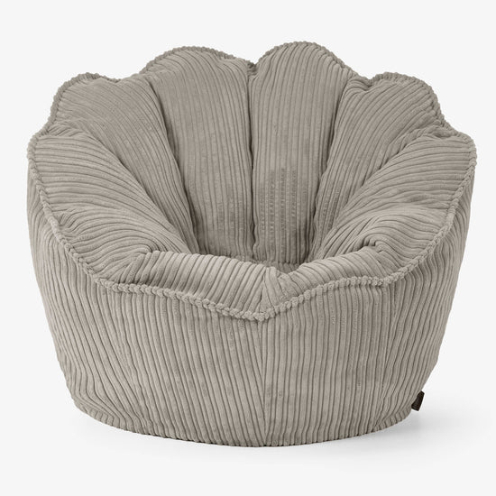 Natalia Sacco Bean Bag Chair - Cord Mink 01
