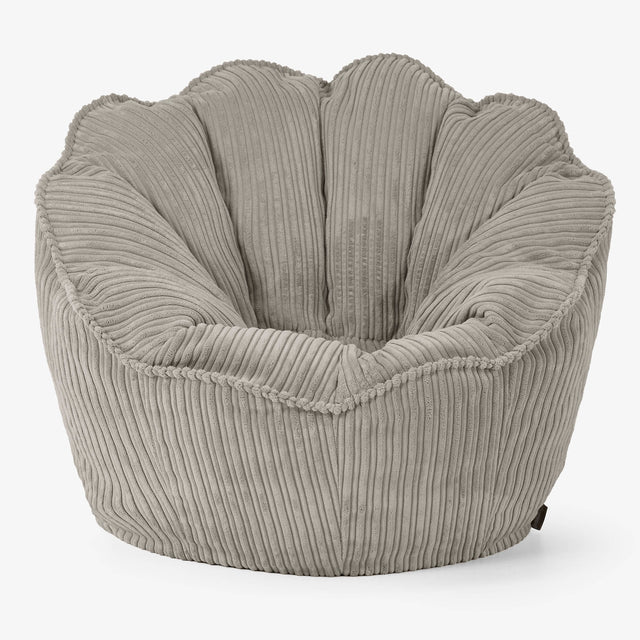 Natalia Sacco Bean Bag Chair - Cord Mink 01