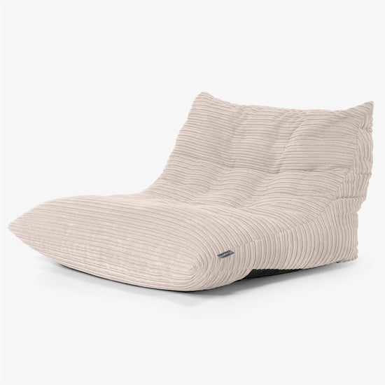 Noah Floor Chair Bean Bag - Cord Ivory 02