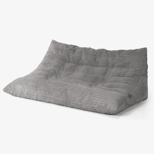 Noah Floor Sofa Bean Bag - Cord Graphite 01