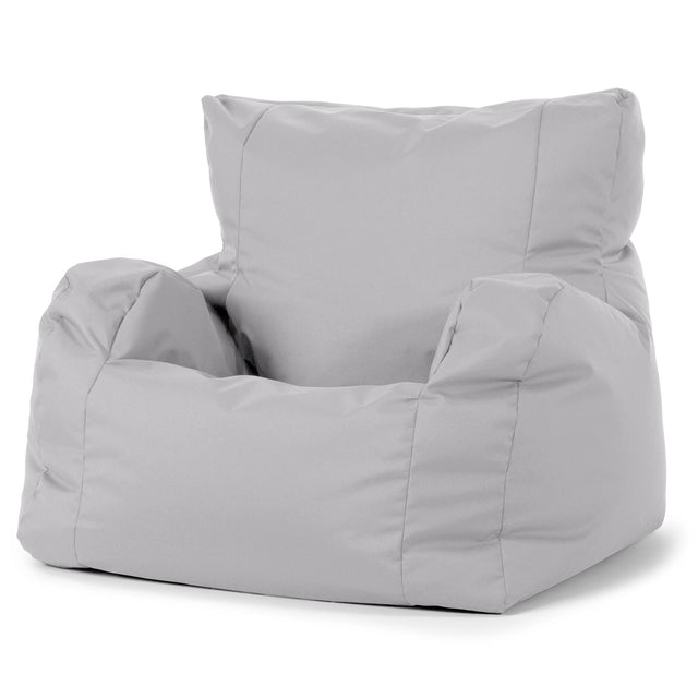 Josephine Bean Bag Armchair - Outdoor Easy Care Silver Grey 01