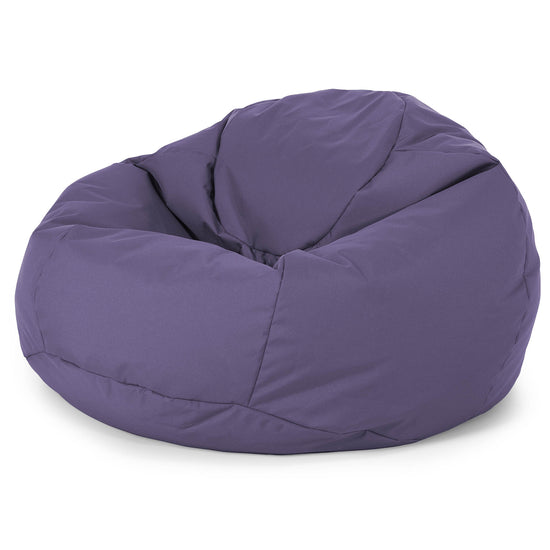 Classic Bean Bag Chair - Outdoor Easy Care Purple 01