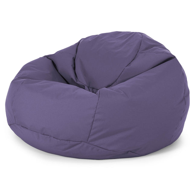Classic Bean Bag Chair - Outdoor Easy Care Purple 01
