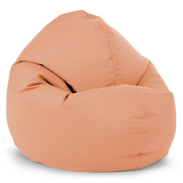 Flexforma Adult Bean Bag Chair - Outdoor Easy Care Orange 01