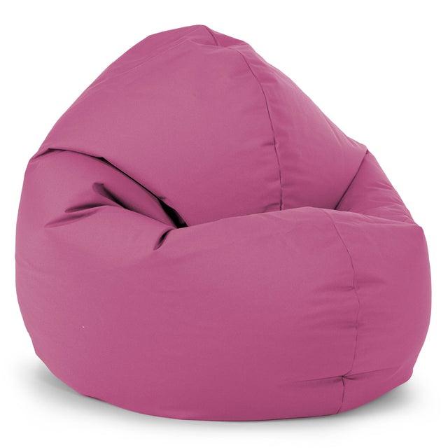 Flexforma Adult Bean Bag Chair - Outdoor Easy Care Pink 01