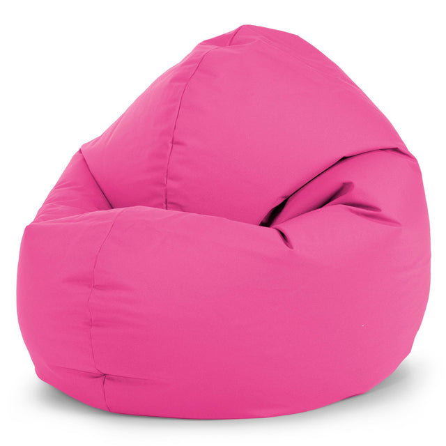 Flexforma Adult Bean Bag Chair - Outdoor Easy Care Pink 01