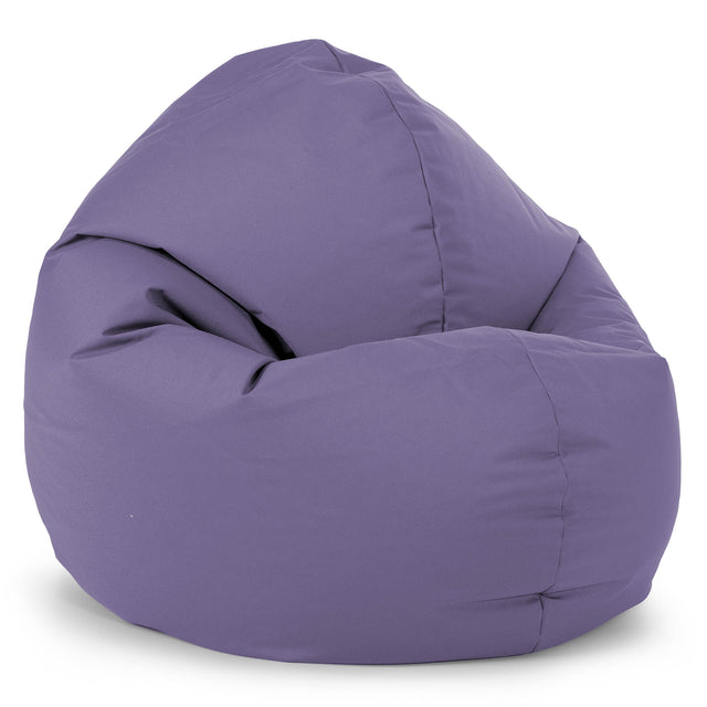 Flexforma Adult Bean Bag Chair - Outdoor Easy Care Purple 01