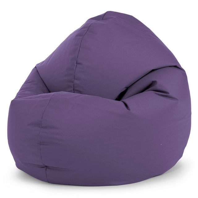 Flexforma Adult Bean Bag Chair - Outdoor Easy Care Purple 01
