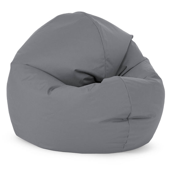 Flexforma Junior Children's Bean Bag Chair 2-14 yr - Outdoor Easy Care Dark Grey 01