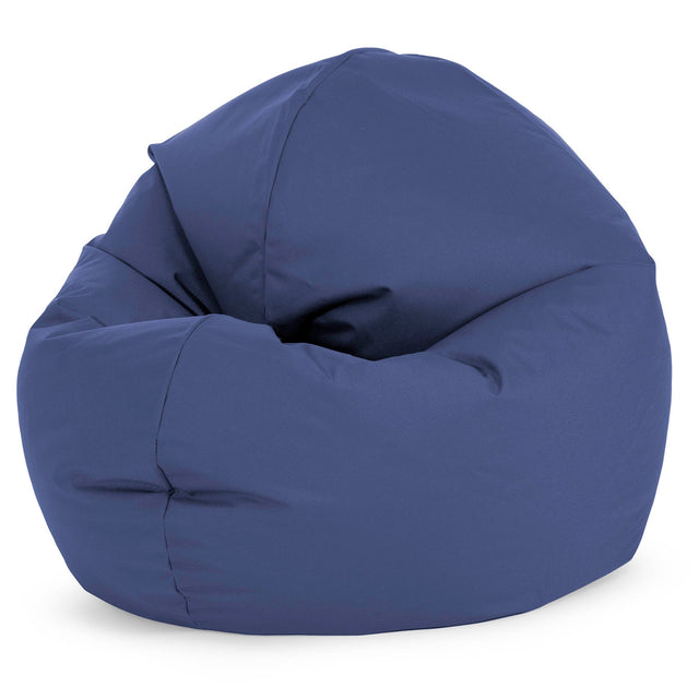 Flexforma Junior Children's Bean Bag Chair 2-14 yr - Outdoor Easy Care Navy Blue 01