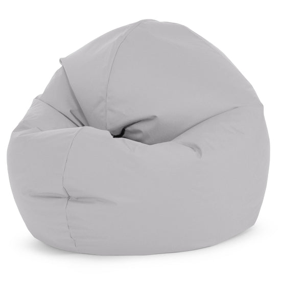 Flexforma Junior Children's Bean Bag Chair 2-14 yr - Outdoor Easy Care Silver Grey 01