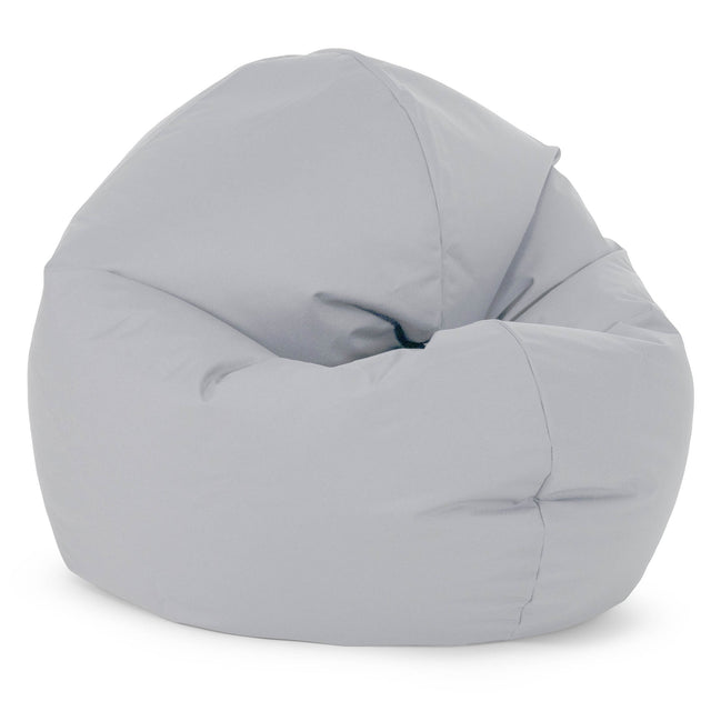 Flexforma Junior Children's Bean Bag Chair 2-14 yr - Outdoor Easy Care Silver Grey 01