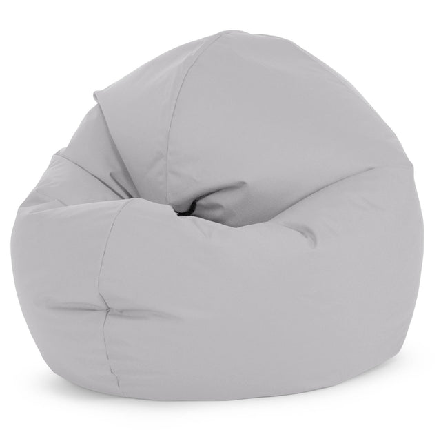 Flexforma Junior Children's Bean Bag Chair 2-14 yr - Outdoor Easy Care Silver Grey 01