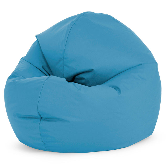 Flexforma Junior Children's Bean Bag Chair 2-14 yr - Outdoor Easy Care Turquoise Blue 01