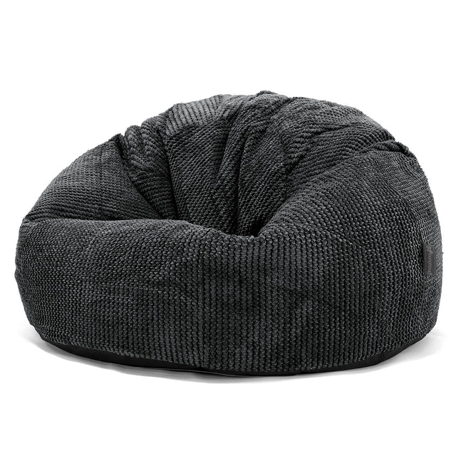 Classic Bean Bag Chair - Pom Pom Black 01