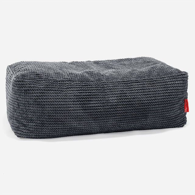 Large Footstool - Pom Pom Black 01