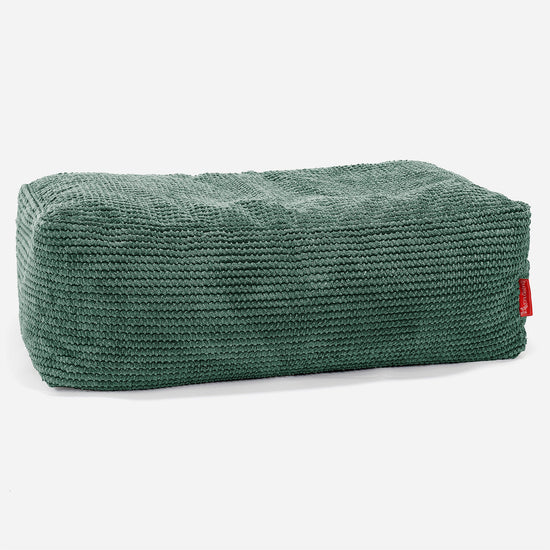 Large Footstool - Pom Pom Moss Green 01