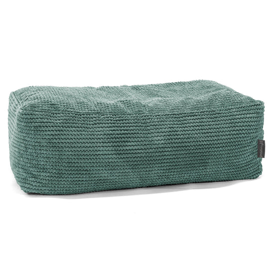 Large Footstool - Pom Pom Moss Green 01