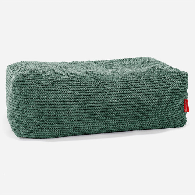 Large Footstool - Pom Pom Moss Green 01