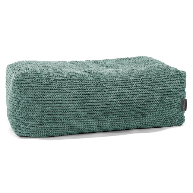 Large Footstool - Pom Pom Moss Green 01