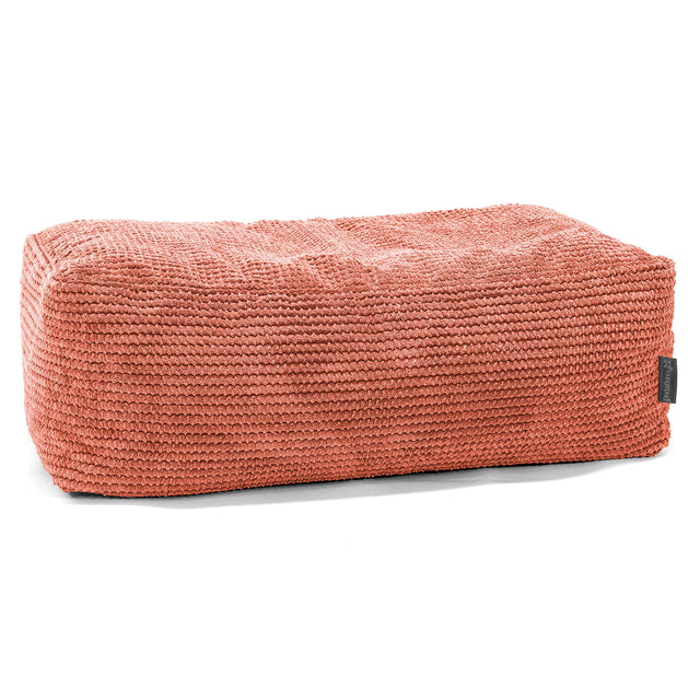 Large Footstool - Pom Pom Pastel Red 01