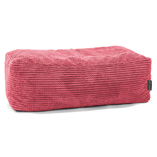 Large Footstool - Pom Pom Pumpkin Orange 01
