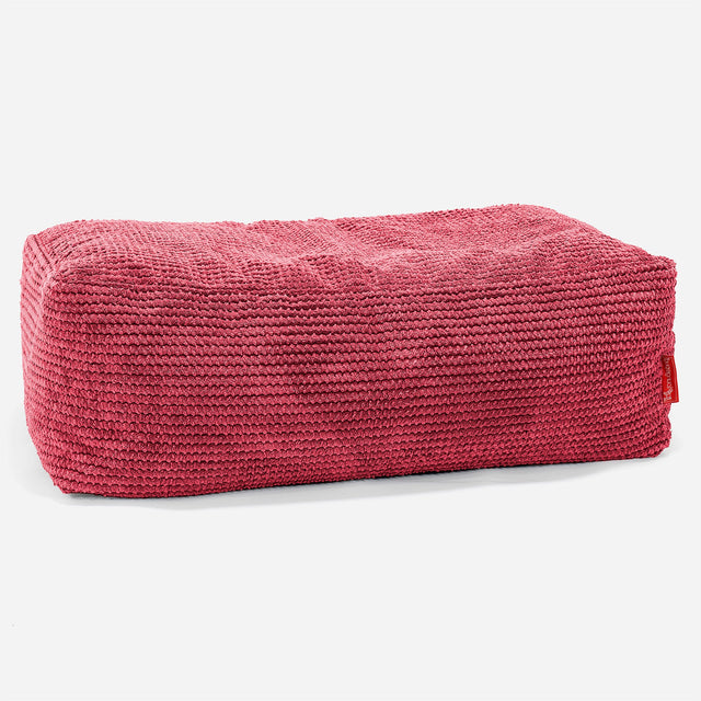 Large Footstool - Pom Pom Pumpkin Orange 01
