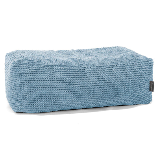 Large Footstool - Pom Pom Sky Blue 01